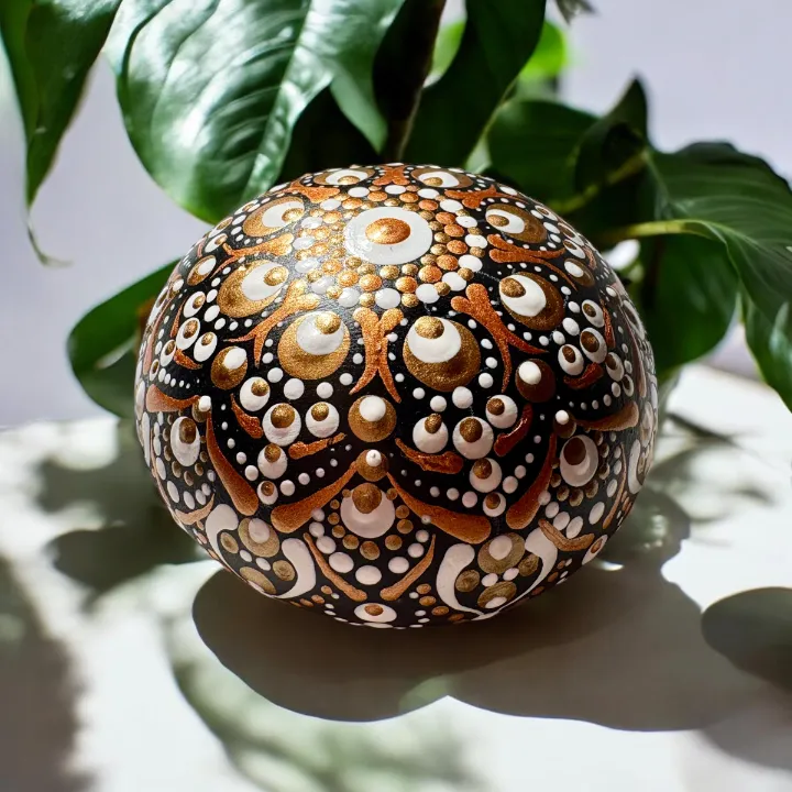 Mandala kő 6