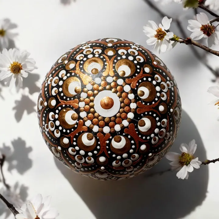 Mandala kő 7