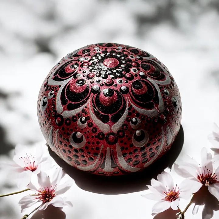 Mandala kő 8
