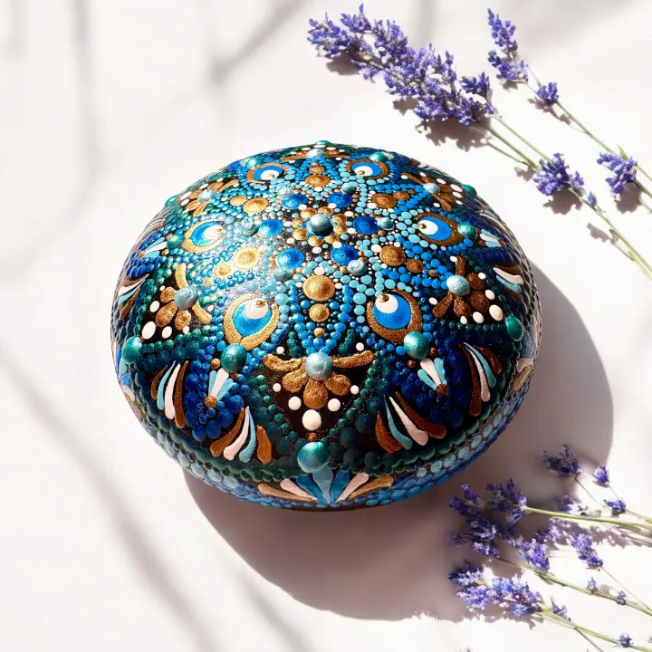 Mandala kő 12